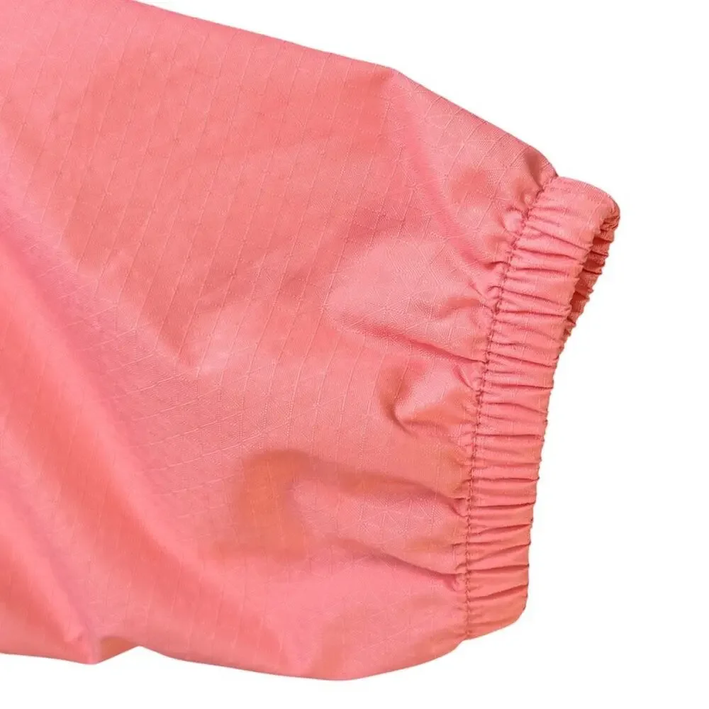 Columbia Jacket Girls Size L 14/16 Rain Zilla Pink Orange Colorblock Windbreaker